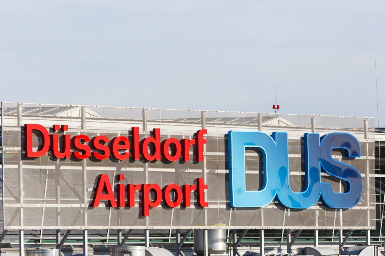 Der Flughafen Düsseldorf DUS Terminal