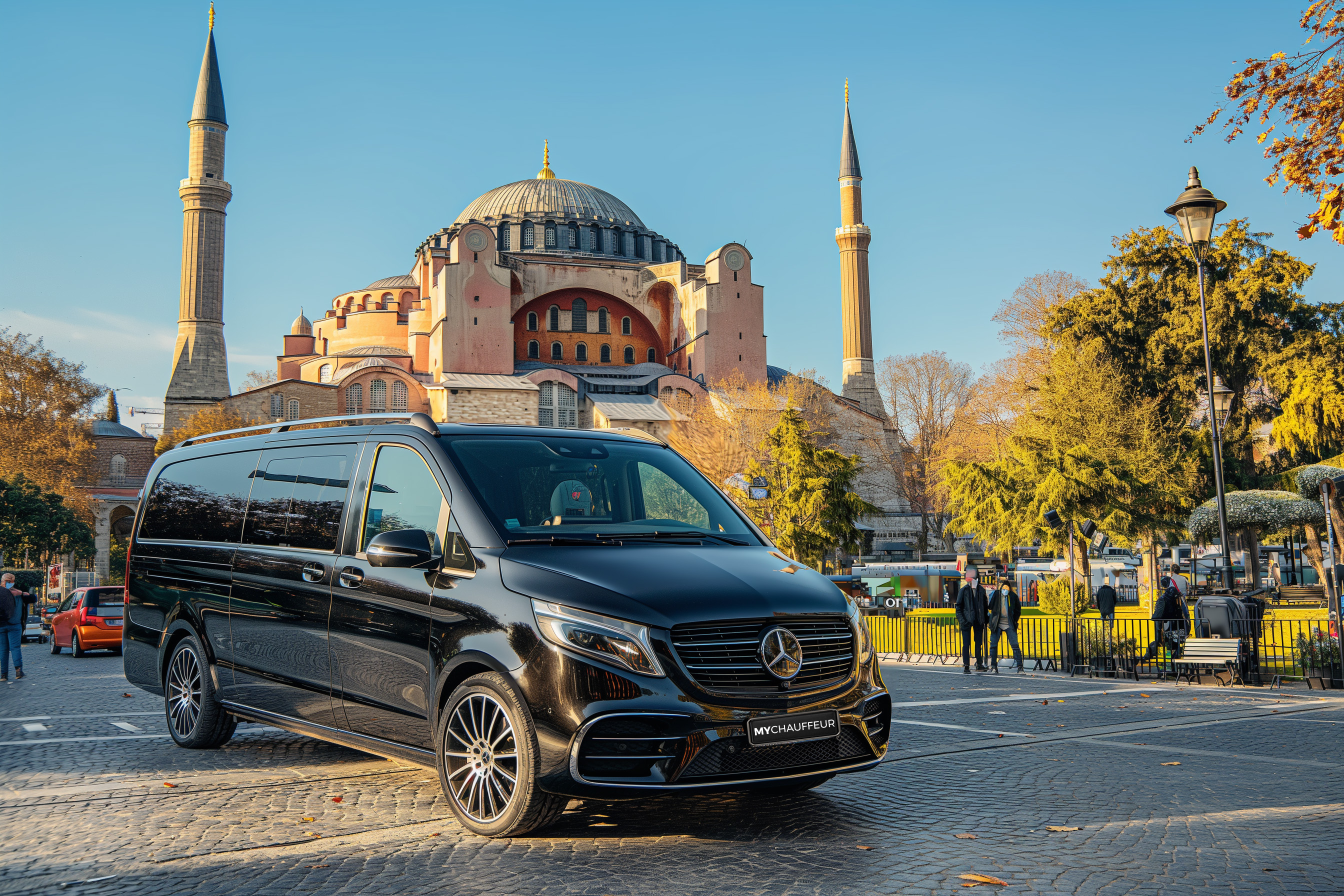 City tour in Istanbul with a luxurious Maybach limousine