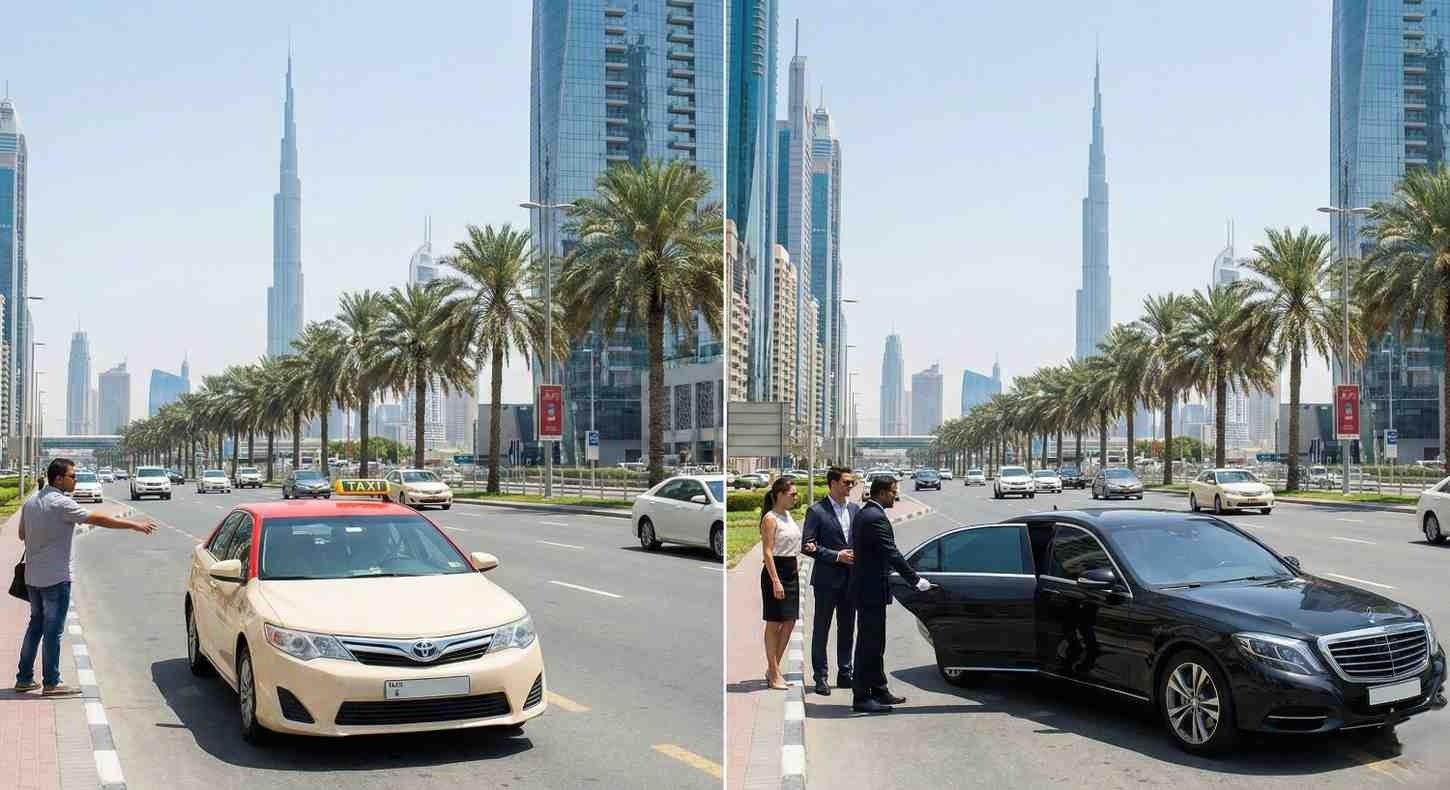 Taxi vs Private Transfer Dubai
