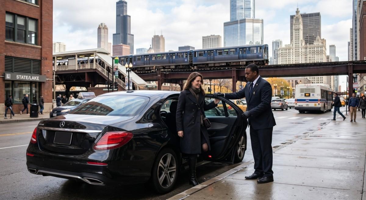 Öffentliche Verkehrsmittel vs. private Transfers in Chicago