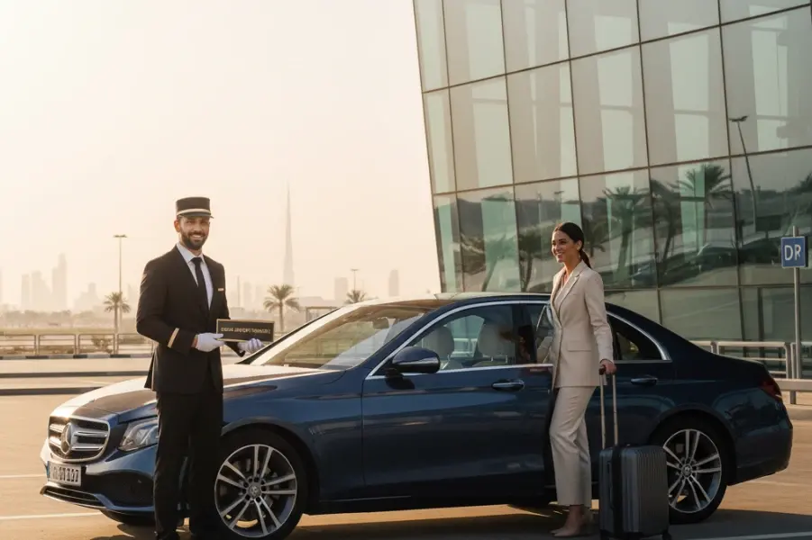 VIP-Flughafenankunft in Dubai