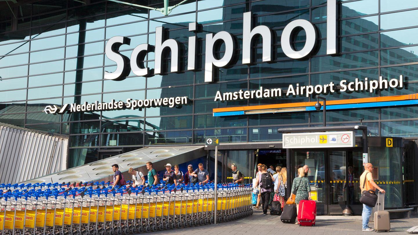 Der Flughafen in Amsterdam Schiphol