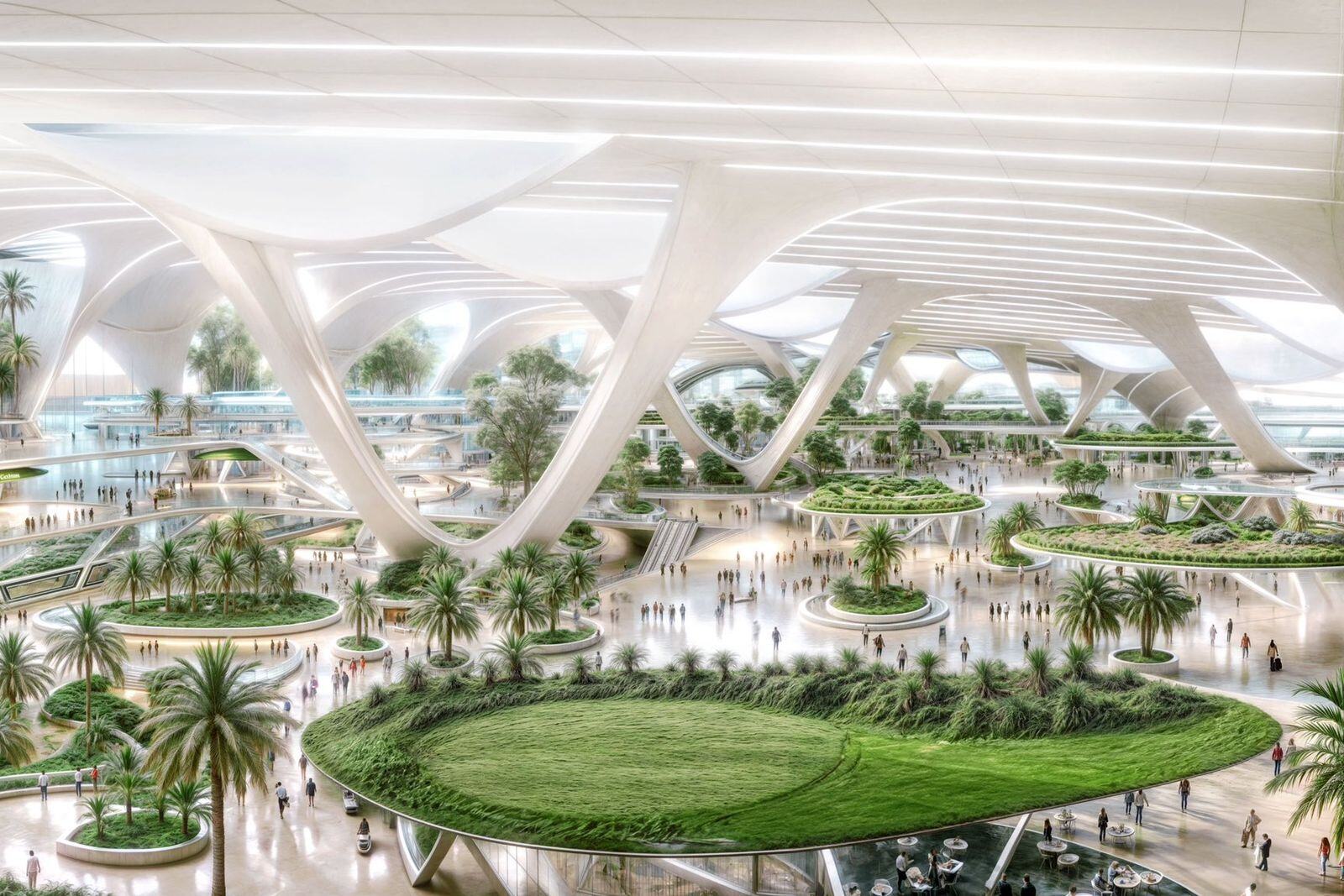 Der Flughafen in Dubai